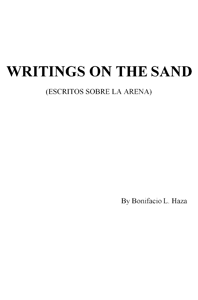 Writings on the Sand